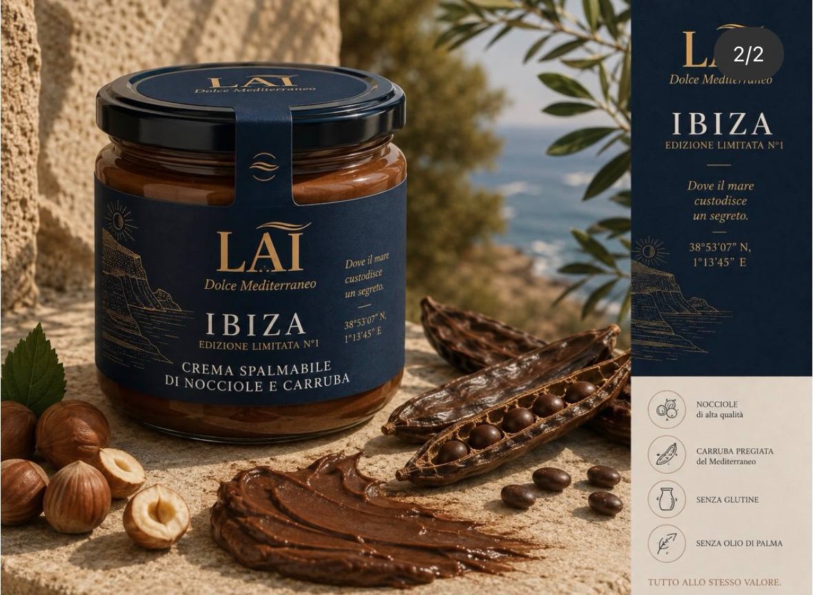 Crema untable de avellanas y algarroba