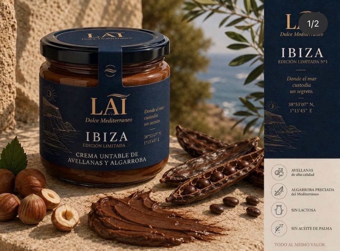 Crema untable de avellanas y algarroba